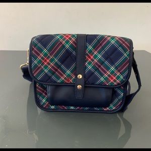 Talbots Tartan Plaid Cross Body Bag Nylon